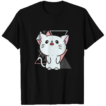 Discover Cute little cat adorable kitty Kittenlove cat mom T Shirts