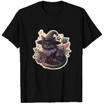 Discover witchy cat design T Shirts