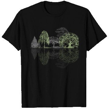Discover Forest Reflection Nature Trees Woods T Shirts