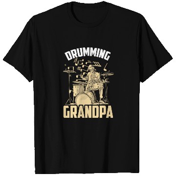 Discover Drumming Grandpa Drummer Drum Intrument Lover T Shirts