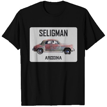 Discover Old car city of Seligman in Arizonna, US Route 66 T Shirts