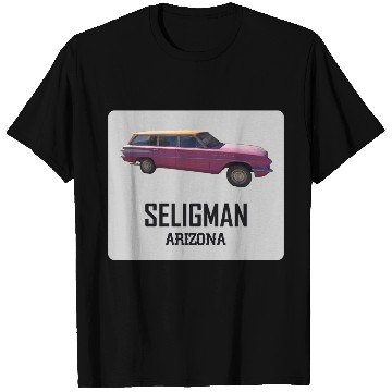 Discover Old car city of Seligman in Arizonna, US Route 66 T Shirts