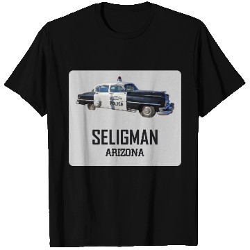 Discover Old car city of Seligman in Arizonna, US Route 66 T Shirts