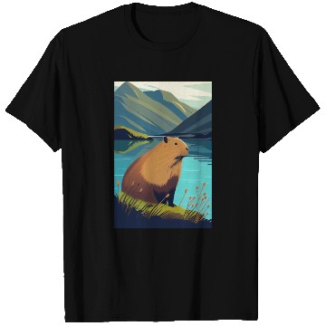 Discover Capybara Nature Capibara T Shirts