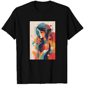 Discover Abstract Face Art - Embracing Imperfection T Shirts
