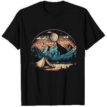 Discover Night Camping T Shirts