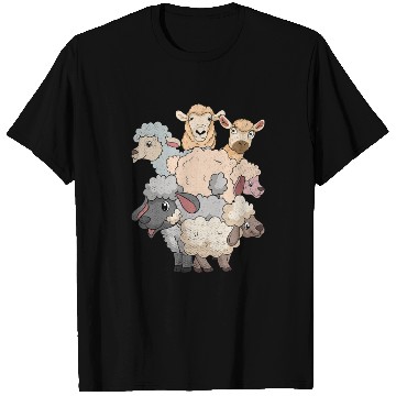 Discover Cute Lamb Farm Animal Lover Farmer Sheep T Shirts