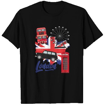 Discover I Love London UK Travel more adventure Exploring T Shirts