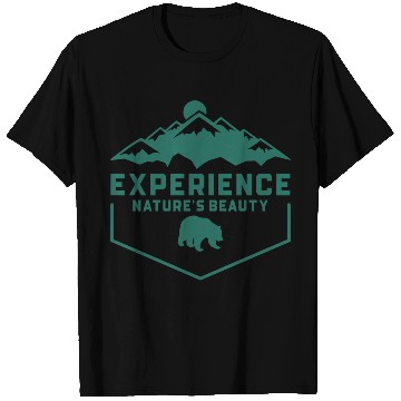Discover Experience Nature's Beauty Camping T Shirts