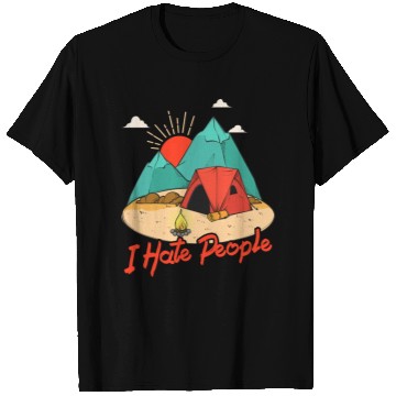 Discover I Hate People I Love Camping Funny T Shirts