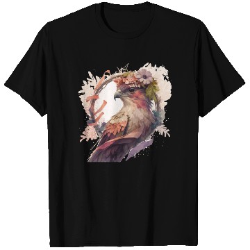Discover Birds Of Prey Kite Bird Flower Crown Floral T Shirts
