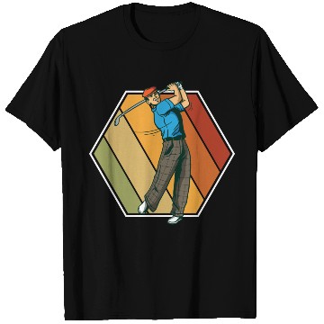 Discover Golf Vintage Rectangle Retro T Shirts