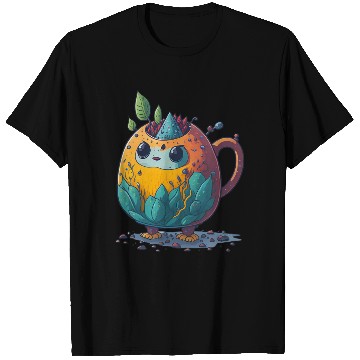 Discover Colorful Tea Bot T Shirts
