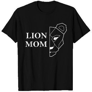 Discover Lion Mom white Mother's Day Gift T Shirts