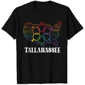 Discover Tallahassee Pride Month Pride Flag LGBT Community T Shirts
