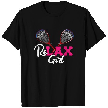 Discover ReLAX Girl Lax Stick Athletic Sports Player T Shirts