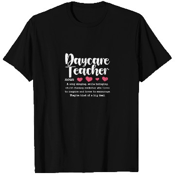 Discover Daycare Teacher Definition T Shirts