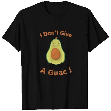 Discover I Don't Give A Guac ! Funny Avocado Pun Green T Shirts