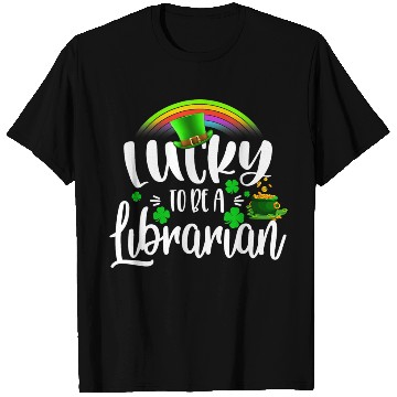 Discover Irish Lucky To Be A Librarian St Patricks Day T Shirts