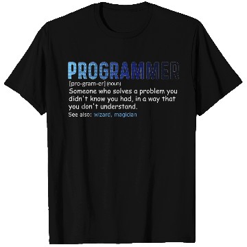 Discover IT Nerd Geek Programmer Definition Computer T Shirts