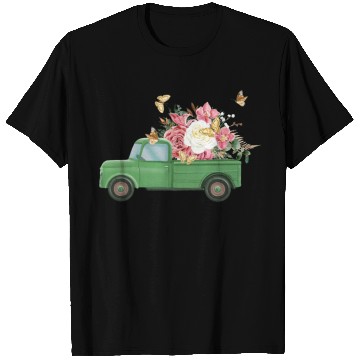Discover Truck Flower Sublimation T Shirts