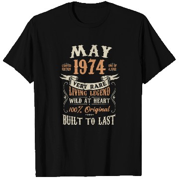 Discover May 1974 Birthday Surprise T Shirts