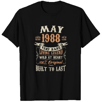 Discover May 1988 Birthday Surprise T Shirts