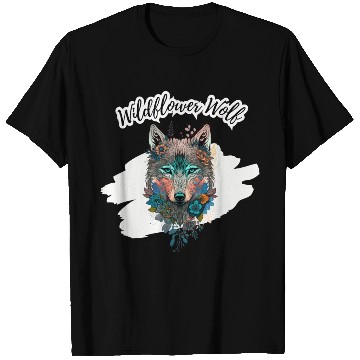 Discover Wildflower Wolf T Shirts