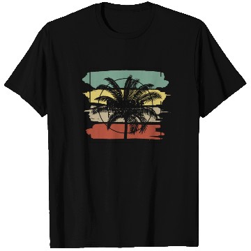 Discover Marseille France Palm Tree Retro Artistic T Shirts