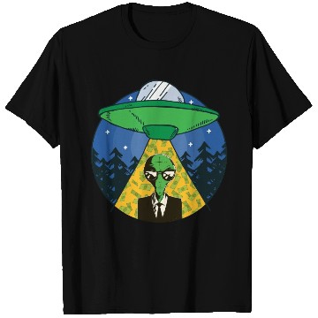 Discover Alien Money Investing Money Lover Space Abduction T Shirts