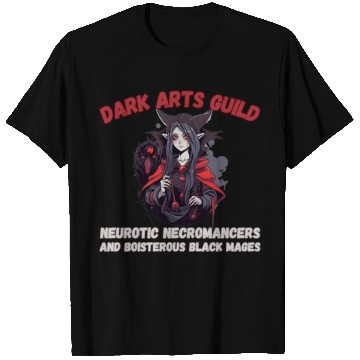 Discover Dark Arts Guild, Necromancer T Shirts