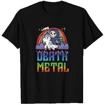 Discover Death Metal & Unicorn Rainbow T Shirts