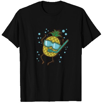 Discover Pineapple dives Tropical sweet Fruit T Shirts