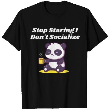 Discover Stop Staring I Dont Socialize Nerd Introvert Weird T Shirts