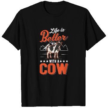 Discover Life Is Better With Cows Farmer T Shirts