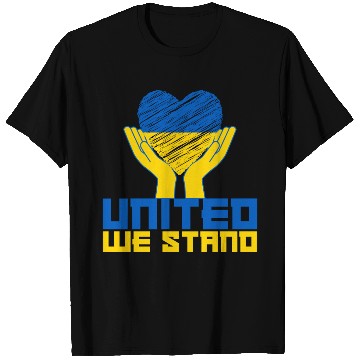 Discover United we stand! US Solidarity for Ukraine T Shirts