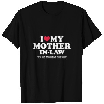 Discover I love my mother-in-law for son-in-lawmothermother T Shirts