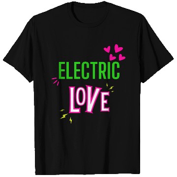 Discover Electric Love in Neon Colors: Romance and Fun! T Shirts