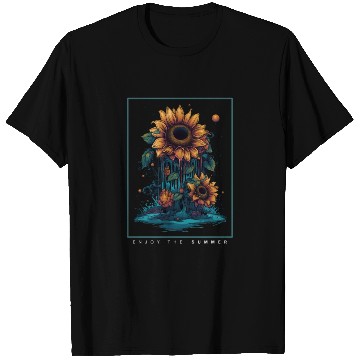 Discover Psychedelic Sunflowers Garden Nature Lover Gift T Shirts