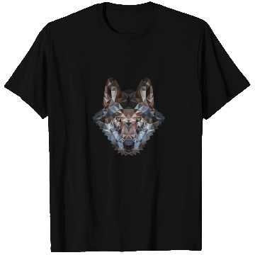 Discover Wolves | Polygon Wolf Head | Low Poly Werewolf T Shirts