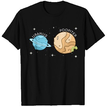 Discover Uranus Poopiter Funny Uranus Planet Space Lover T Shirts