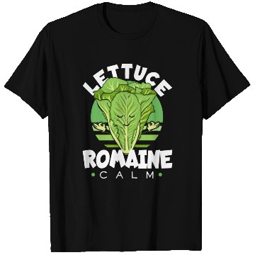 Discover Lettuce Romaine Calm Mindfulness Vegan Yoga Lover T Shirts