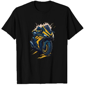 Discover Illustration sport motorcycle T Shirts