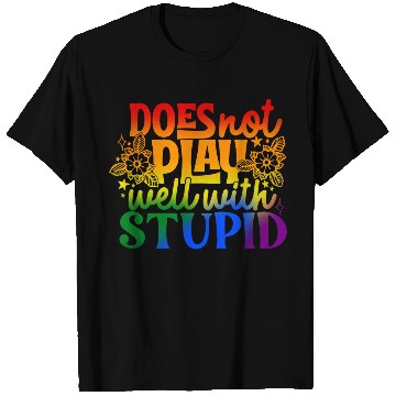 Discover DOES not PLAY well with STUPID T Shirts