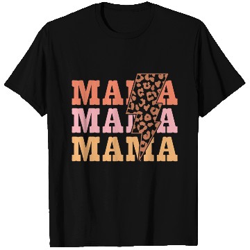 Discover MAMA Tiger Print Typography T Shirts