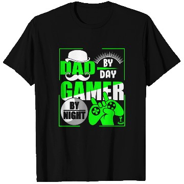 Discover Dad By Day Gamer By Night T Shirts