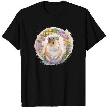 Discover Cute Hamster Flower Crown Boho Aesthetic Floral An T Shirts