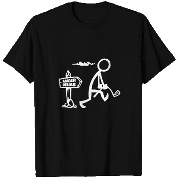 Discover Funny Golf Apparel, Angry Golfer Walks By Anger Re T Shirts