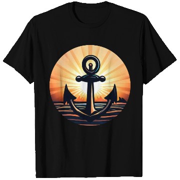 Discover Anchor in the sunset T Shirts