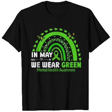 Discover Mental Health Awareness Matters We Wear Green Ment T Shirts